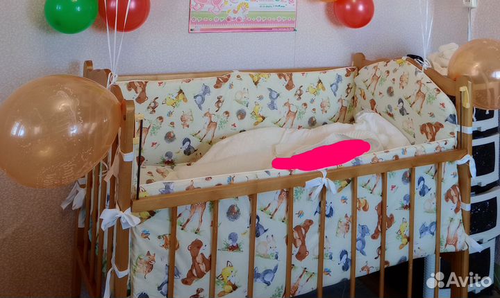 Бортики в детскую кроватку