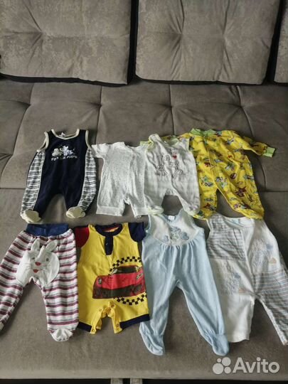 Детские вещи пакетом от 0 до 6 месяцев