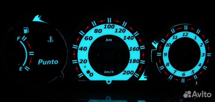 Fiat Punto 1 (93-99) Тюнинг шкалы приборов
