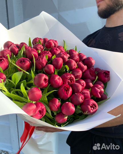 Пионы букет