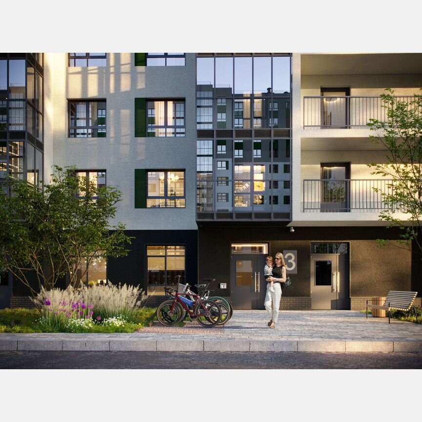 2-к. квартира, 51 м², 4/12 эт.