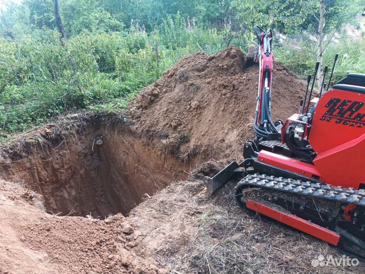 Услуги мини экскаватора копка земляные работы