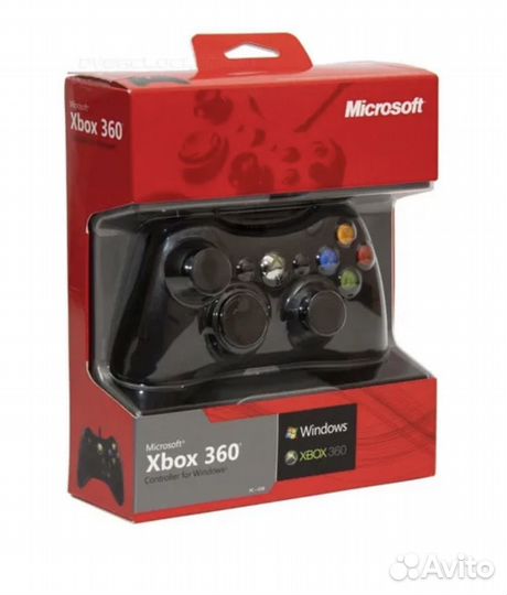 Геймпад Джойстик для xbox 360 и PC, Проводной