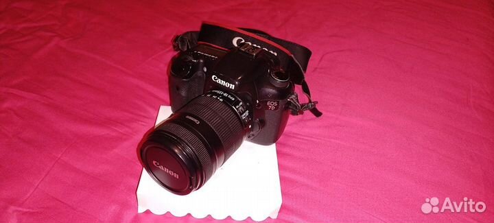 Зеркальный фотоаппарат canon eos 7d