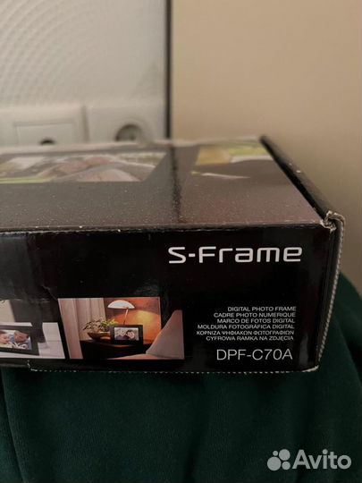 Цифровая фоторамка sony s frame dpf-c70a