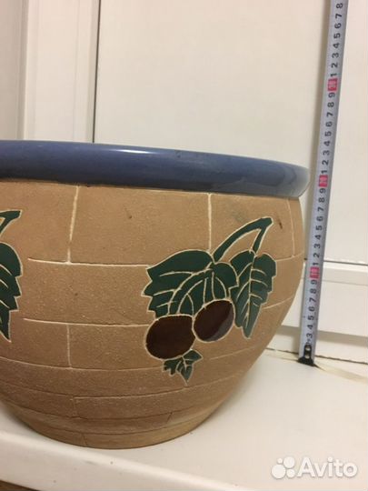 Горшок цветочный кашпо керамика