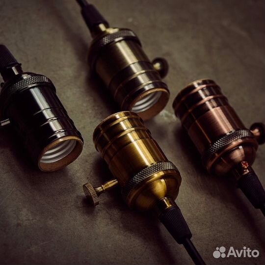 Винтажные патроны в стиле ретро, лофт