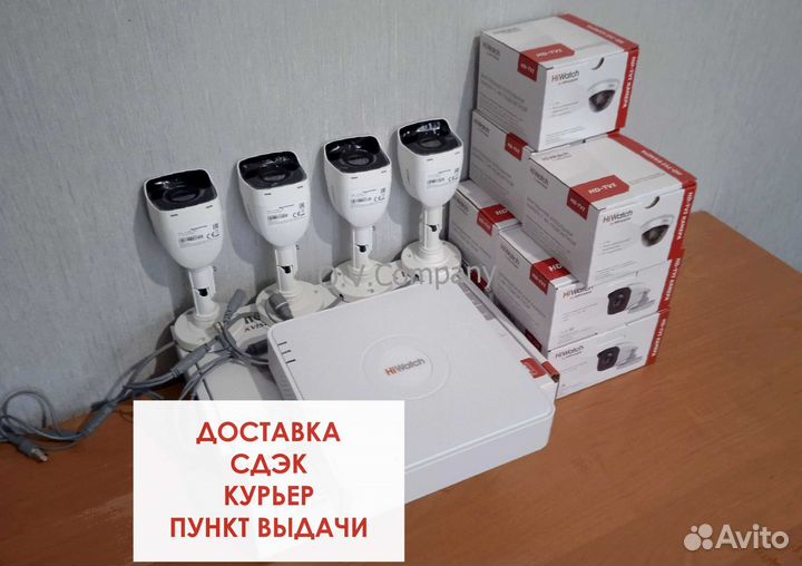 Камера видеонаблюдения. Комплекты. Установка