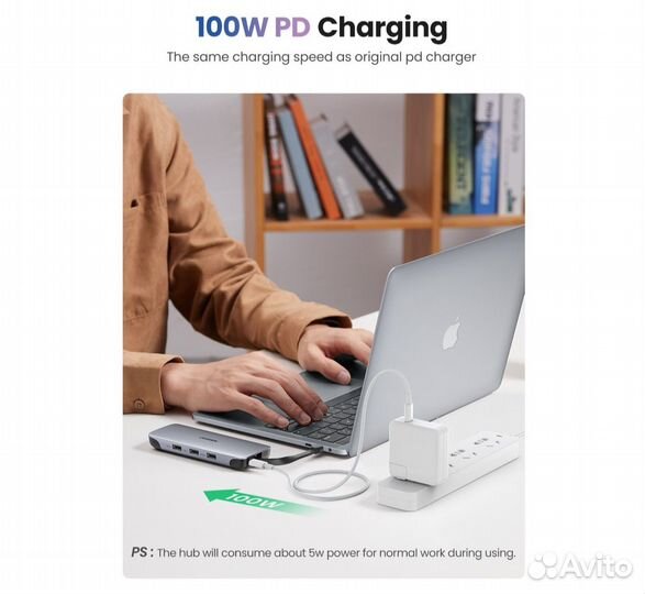 Ugreen CM286 (70409) USB-C Multifunction Adapter