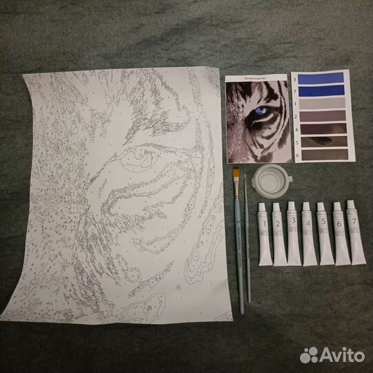 Картина по номерам 30х40 и 60х80