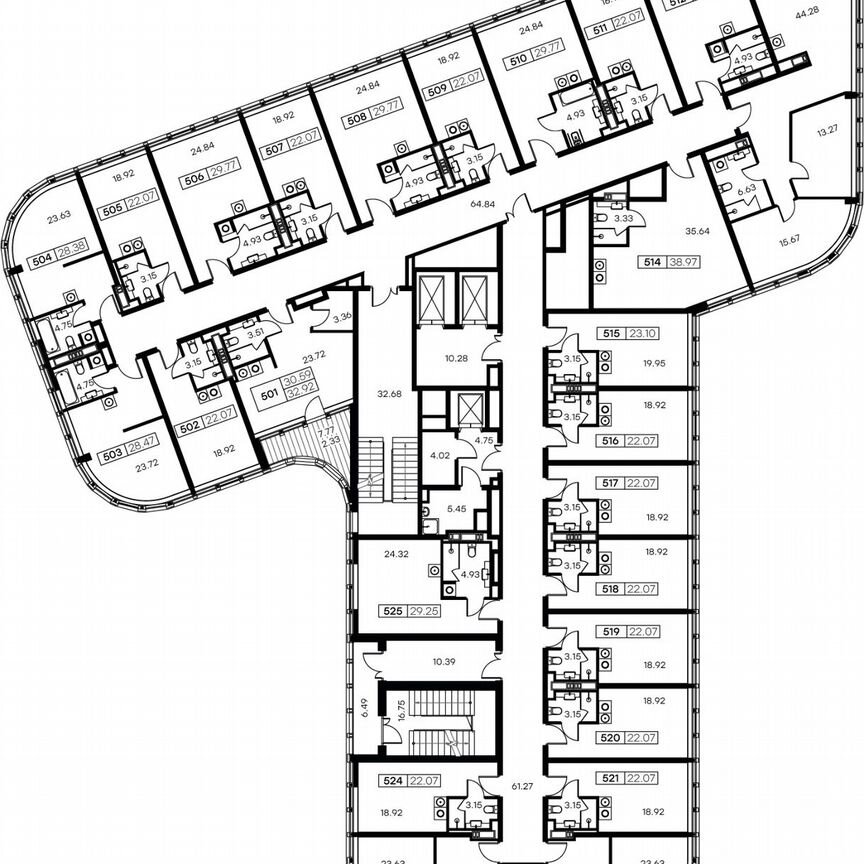 Апартаменты-студия, 28,6 м², 5/15 эт.