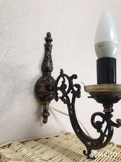 Винтажный настенный светильник бра