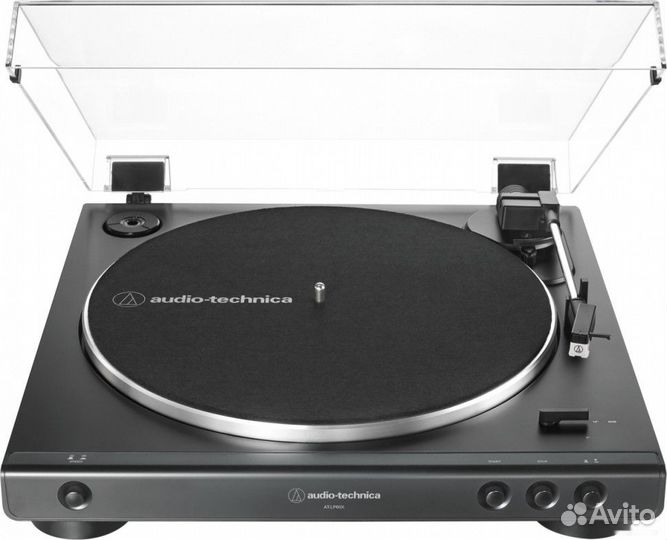 Виниловый проигрыватель Audio-Technica AT-LP60X-BK