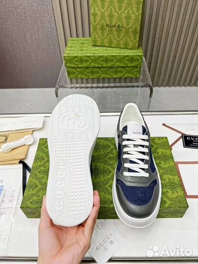 Кеды мужские кожаные Gucci 39-45