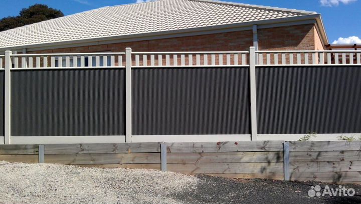 Забор из профнастила 