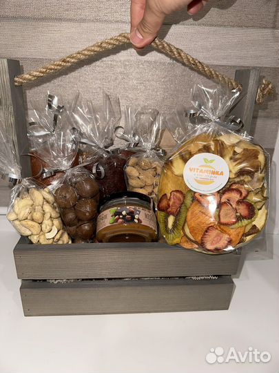 Подарочные наборы из пастилы орехов меда