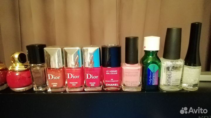 Лак для ногтей dior, chanel