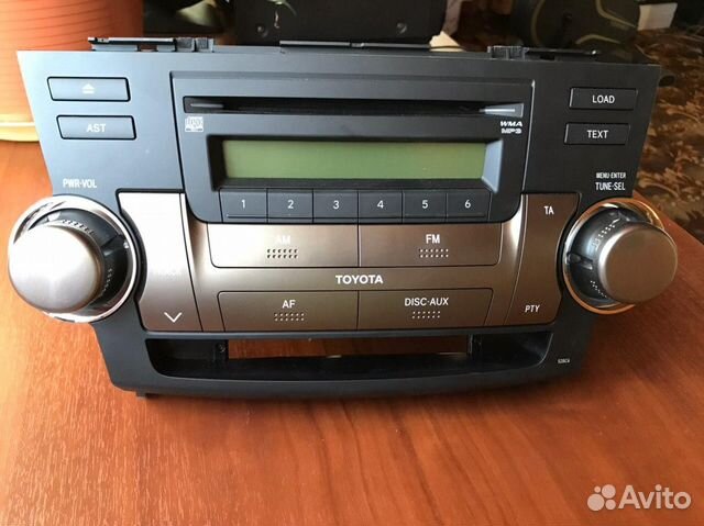 Автомагнитола от toyota highlander 3