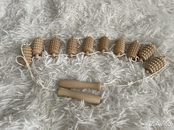 Массажер для спины деревянный