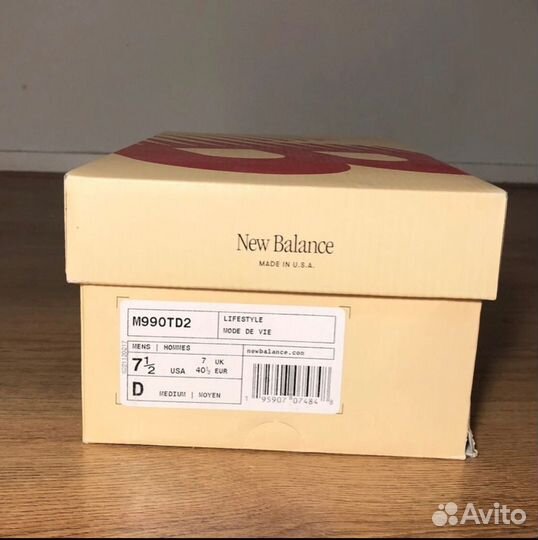 Кроссовки New Balance M990TD2