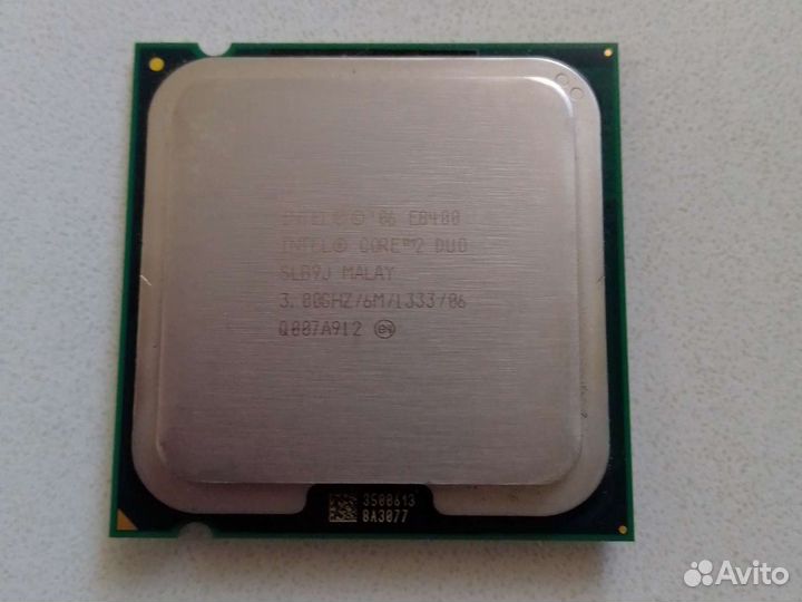 Процессор Intel core duo и кулер