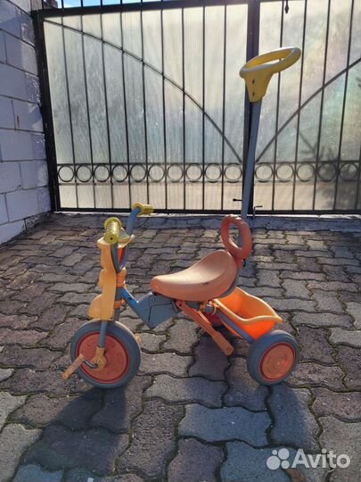 Детский велосипед с ручкой бу