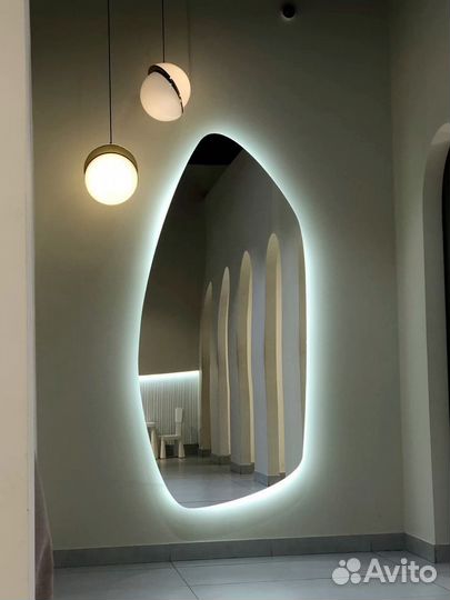 Зеркала с подсветкой доставка установка замер