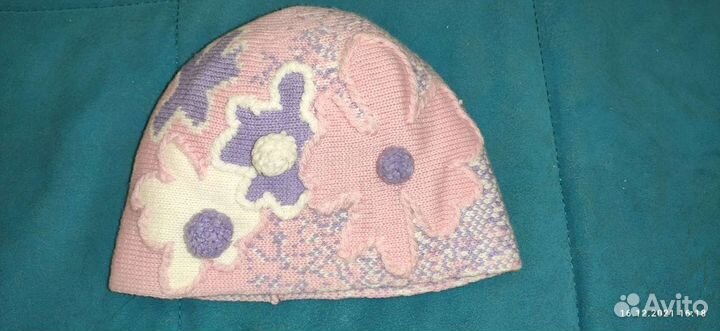 Шапка для девочки 52-54-56