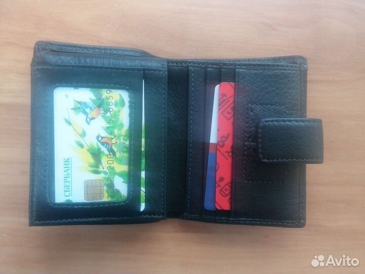 Кошелек мужской кожаный новый