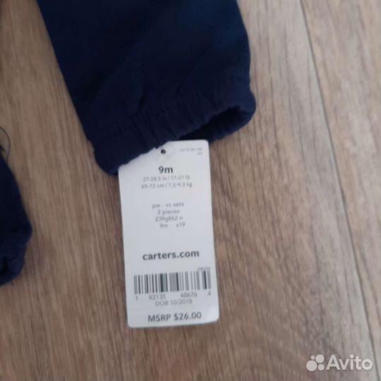 Костюм Carters,новый