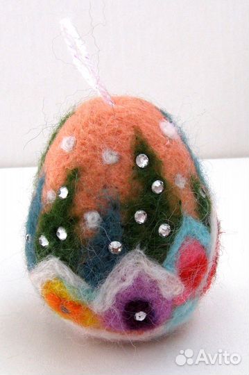 Яйцо валяное