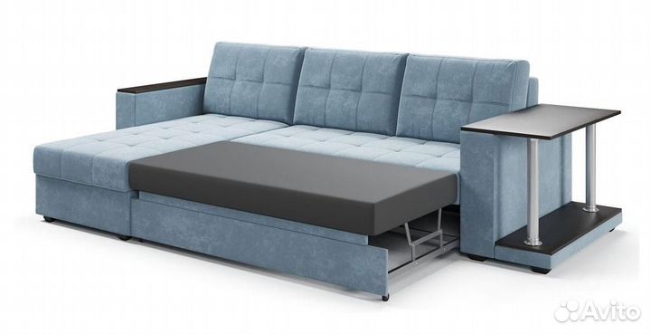 Угловой диван-кровать «Атланта классик со столом 2»