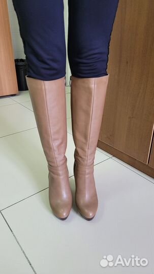 Сапоги женские натуральная кожа 38