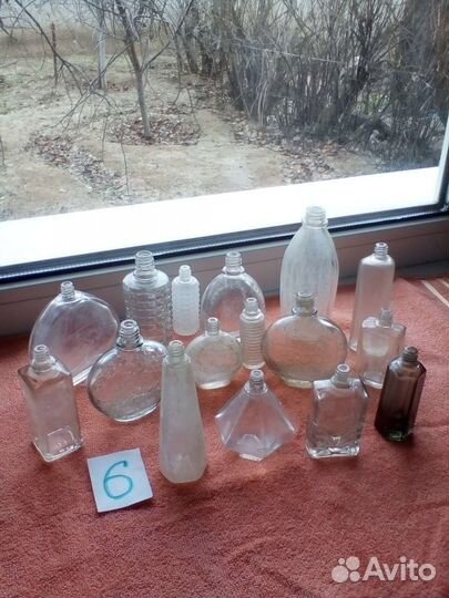 Пузырьки от парфюма, пузырьки к фестивалю 1958г