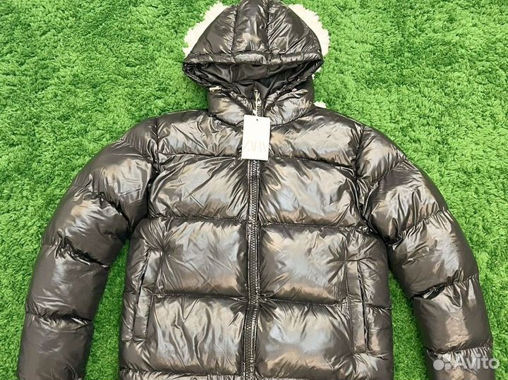 Пуховик zara moncler