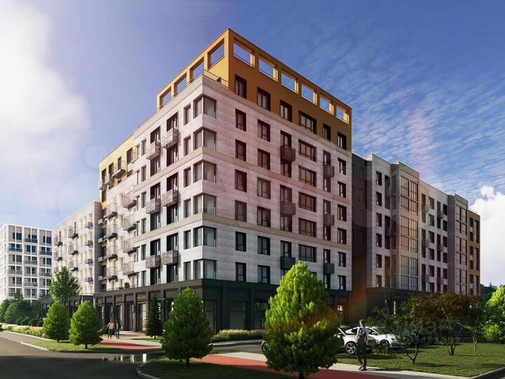 2-к. квартира, 67 м², 5/6 эт.