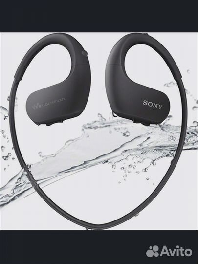 Беспроводной водонепроницаемый наушник-плеер, sony