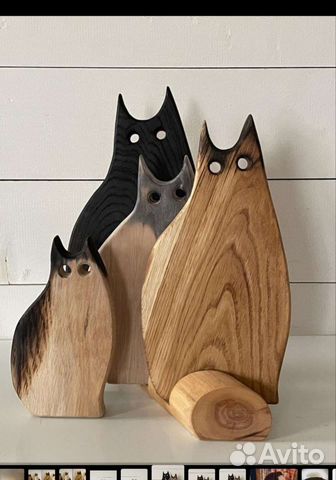 Кошки интерьерные подарочный набор на подставке