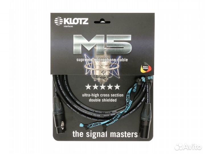 Микрофонный кабель Klotz M5FM01