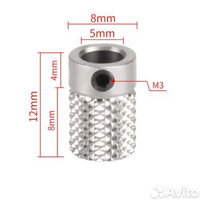 Зубчатое колесо подачи пластика Ultimaker 2