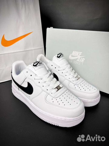 Кроссовки Nike air force 1 (white black)