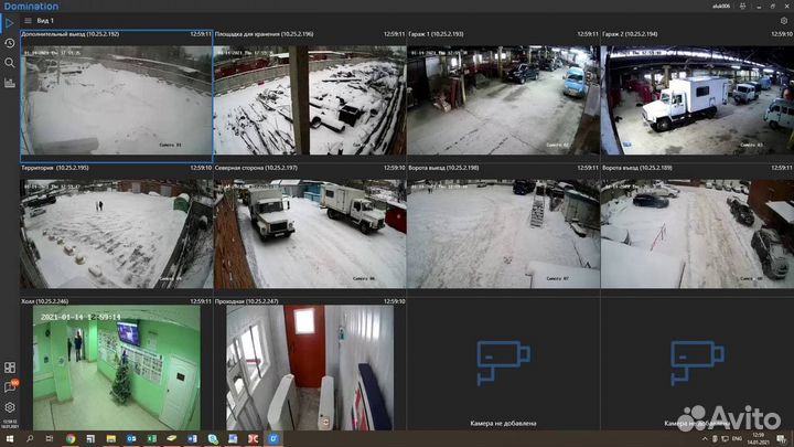 Установка камер видеонаблюдения