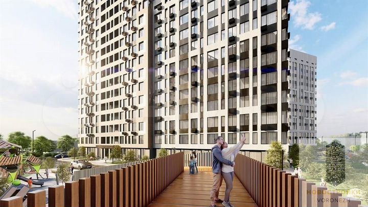 1-к. квартира, 45,4 м², 8/21 эт.