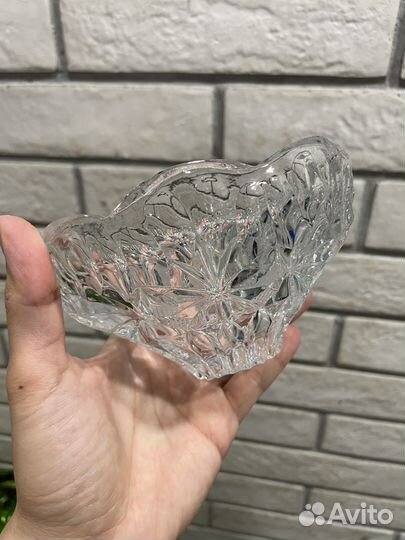 Салатник конфетница СССР цветное стекло