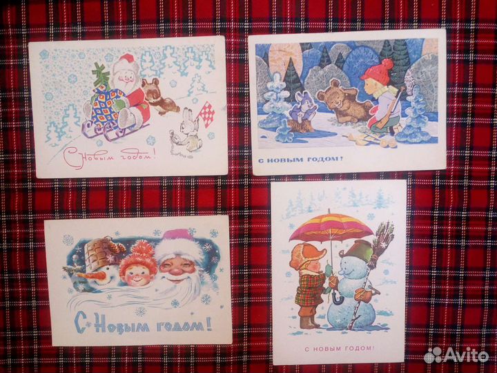 Открытки В.Зарубина. Подписанные