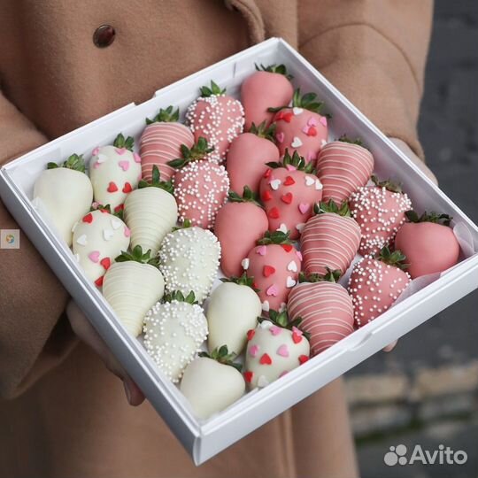 Букет из клубники в шоколаде