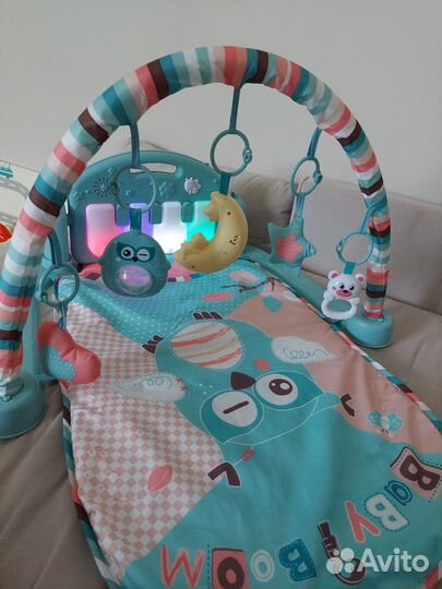 Развивающий коврик baby go музыкальный
