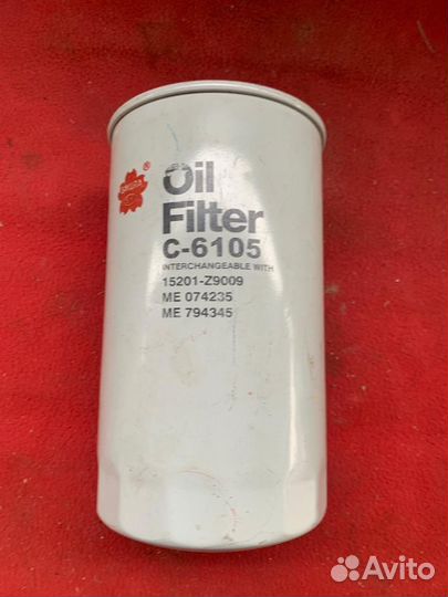 Sakura C6105 фильтр масляный