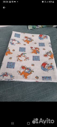 Пеленки 90х120 ситцевые и фланелевая