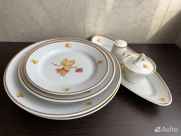 Столовый сервиз СССР Дулево часть-19 предметов+под